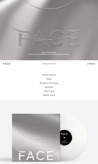 JIMIN (BTS) - [FACE] LP Vinyl Version.