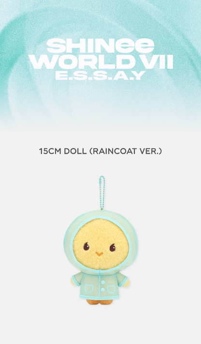 (PRE-ORDER 2025-07-31) SHINee - Official MD [SHINee WORLD 7 E.S.S.A.Y] 15cm DOLL (RAINCOAT Ver)(4 Versions)