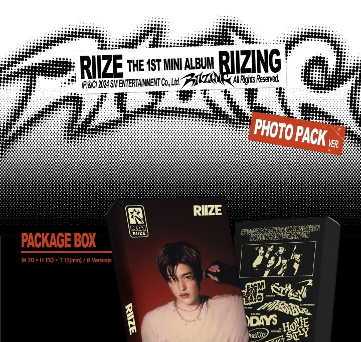 Riize Riizing Versions RIIZE 1st Mini Album RIIZING Photo Pack Version (6 Versions) Random – K ...