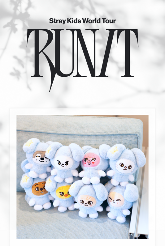 (PRE-ORDER 2026-11-16) Stray Kids - [Stray Kids World Tour <RUN IT SEOUL> Merch] SKZOO PLUSH in TASY - RUN IT (POB Included Based on Order Amount)