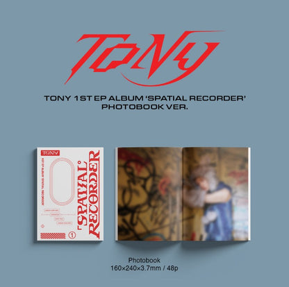 Tony (Tony Yu Produce 101) 1st EP Album Spatial Recorder (2 Version)