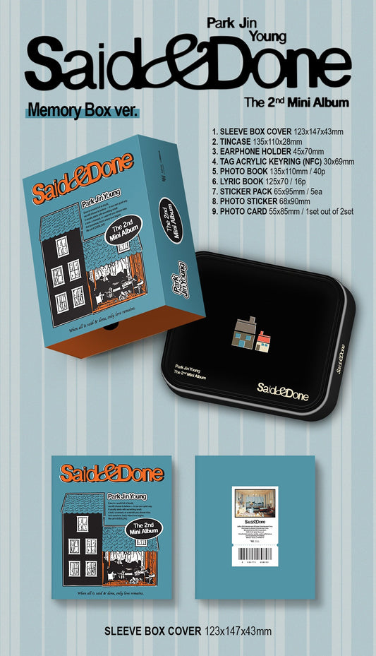 Park Jin Young 박진영 (GOT7) - 2nd Mini Album [Said & Done] Memory Box Version
