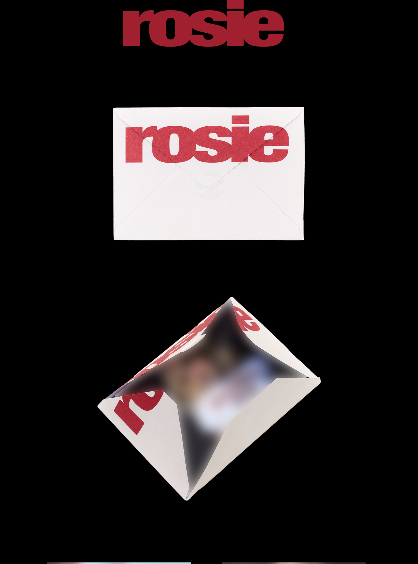 ROSÉ (ROSE BLACKPINK) - Official MD [rosie] Photocard Set (2 Versions).