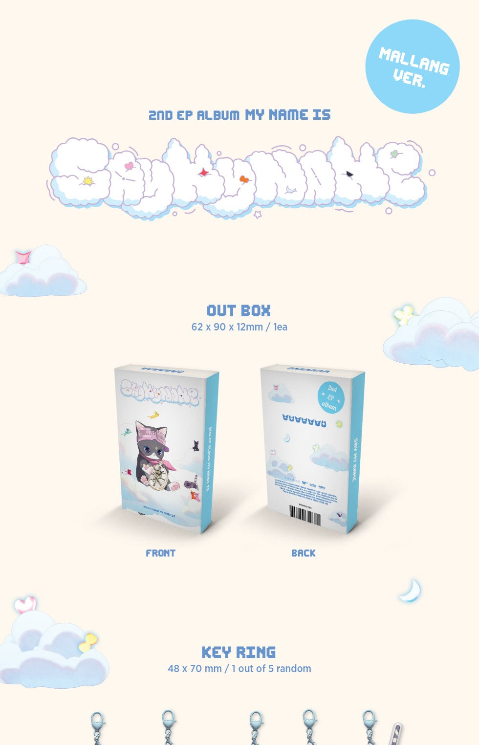 SAY MY NAME - 2nd EP Album [My Name Is...] Mallang Version (Platform Version).