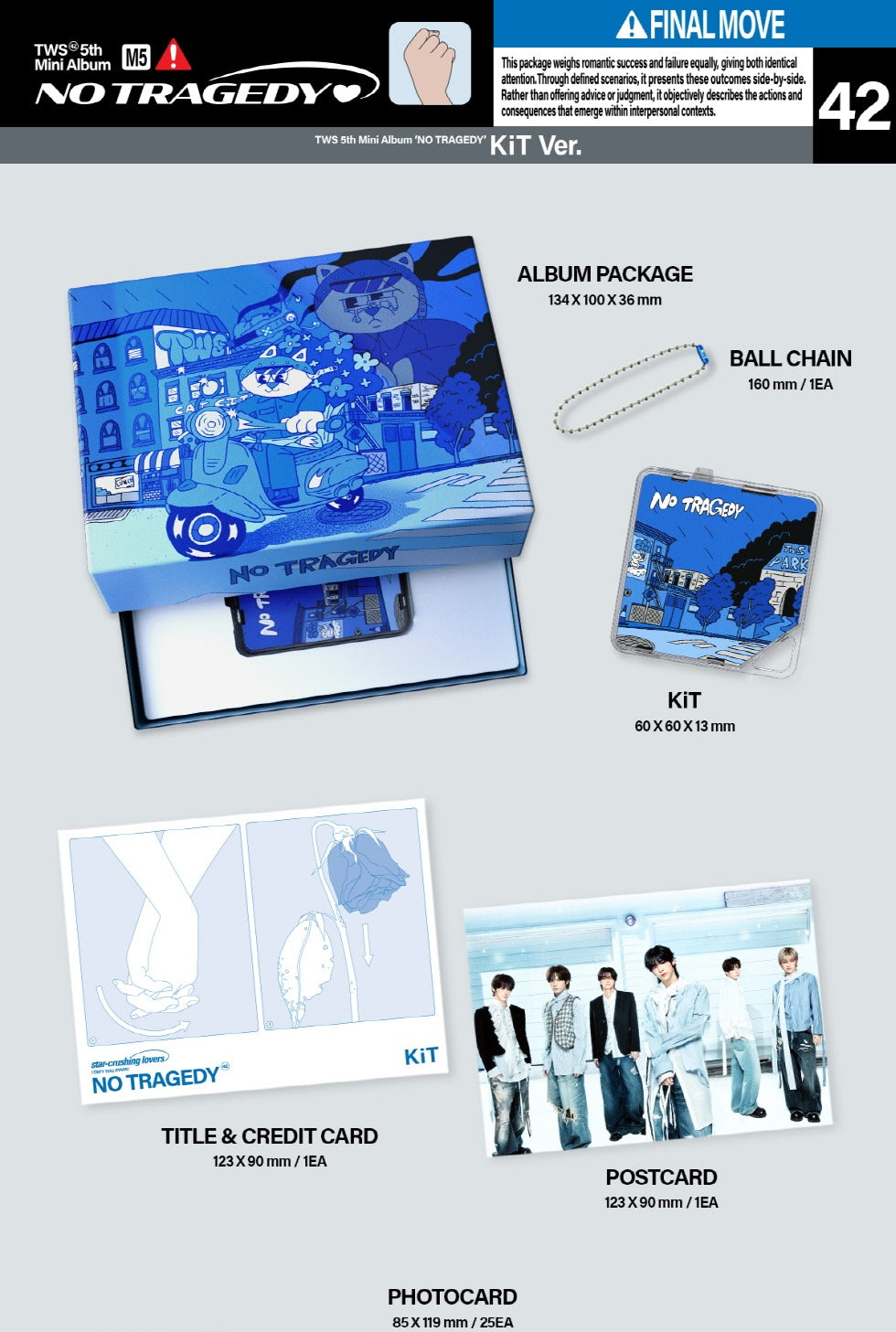 TWS - 5th Mini Album [NO TRAGEDY] KiT Version