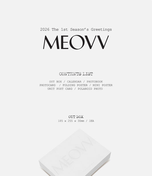 (PRE-ORDER 2026-01-26) MEOVV - 2026 Season's Greetings [MEOVV](💝 K-Towns 2026 Season's Greetings Event!)