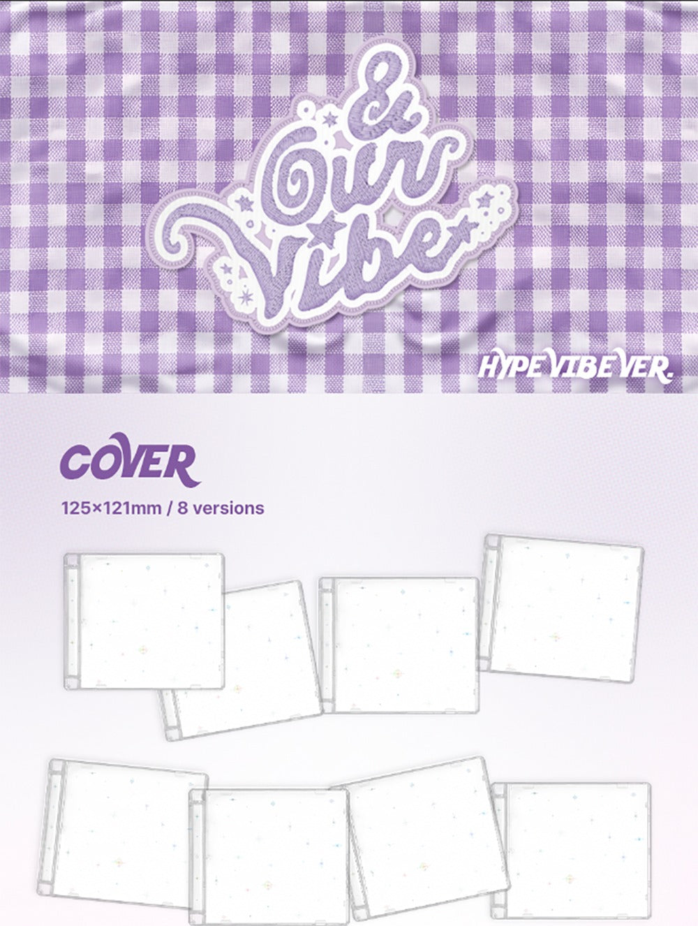 (PRE-ORDER 2026-01-12) SAY MY NAME - 3rd EP Album [&Our Vibe] HYPE VIBE Version (8 Versions) Random 1ea (POB Photocard Included).