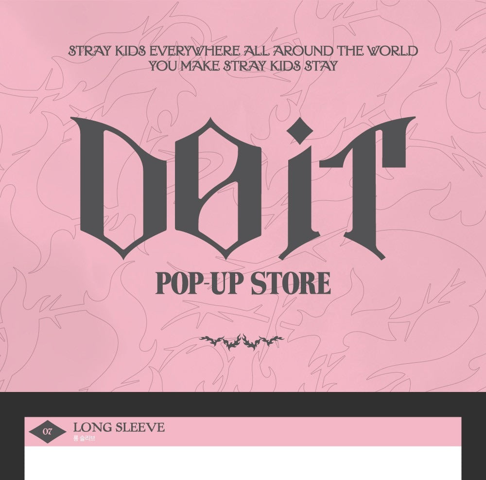 (PRE-ORDER 2026-02-23) Stray Kids [DO IT] Pop-up Store MD Merch (LONG SLEEVE)(POB Included Based on Order Amount)