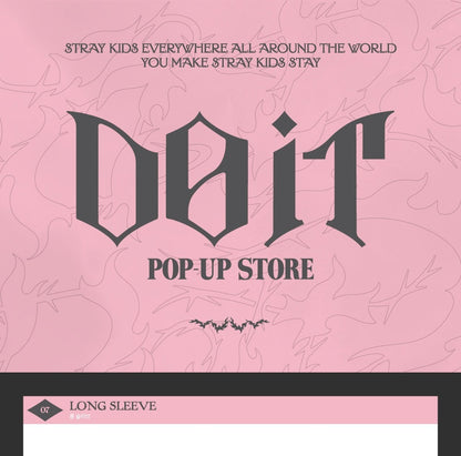 (PRE-ORDER 2026-02-23) Stray Kids [DO IT] Pop-up Store MD Merch (LONG SLEEVE)(POB Included Based on Order Amount)