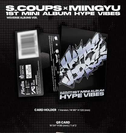 (PRE-ORDER 2025-09-29) S.COUPS x MINGYU (Seventeen) - 1st Mini Album [HYPE VIBES] Weverse Albums Version