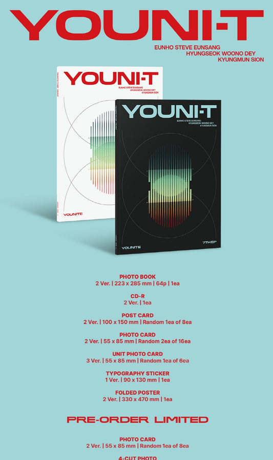 YOUNITE - 7th EP Album [YOUNI-T] (2 Versions)