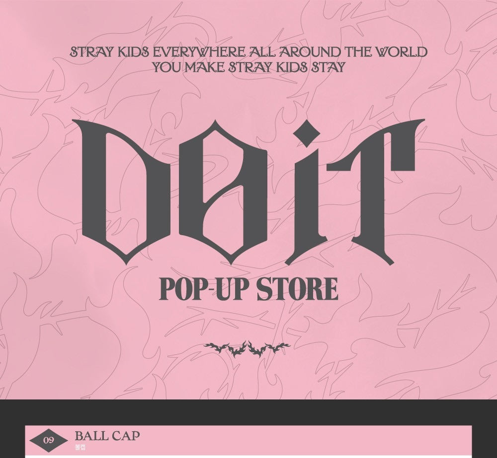 (PRE-ORDER 2026-02-23) Stray Kids [DO IT] Pop-up Store MD Merch (BALL CAP)(POB Included Based on Order Amount)