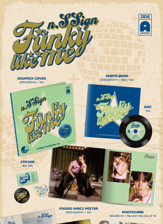 (PRE-ORDER 2026-01-20) n.SSign - [Funky like me](2 Versions) Random 1ea.