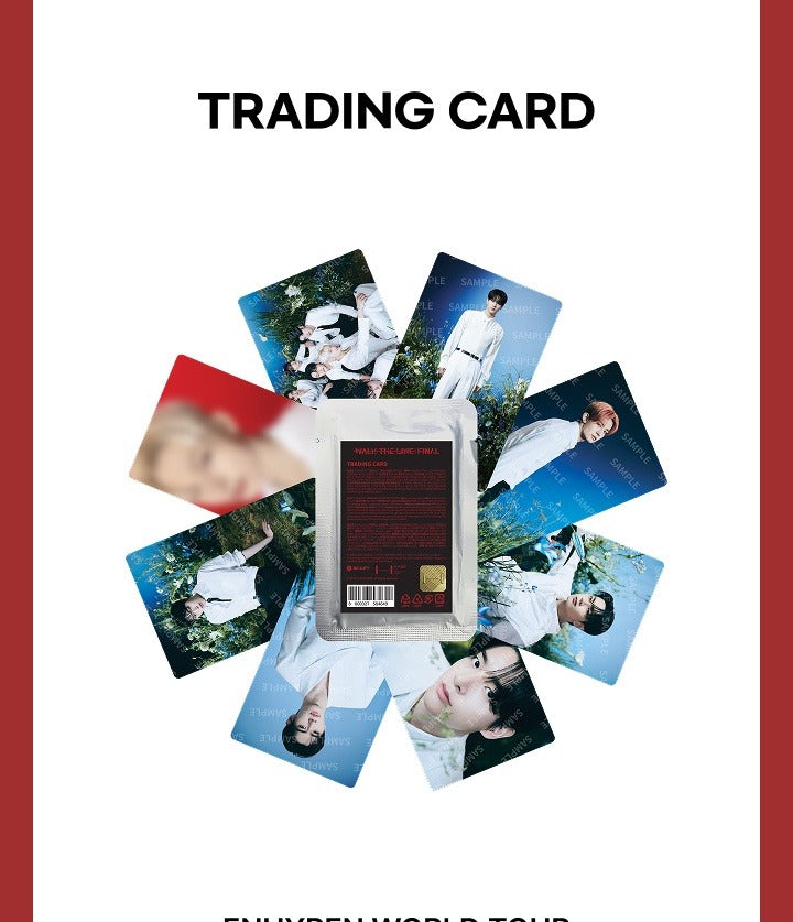 (PRE-ORDER 2026-01-30) ENHYPEN - WORLD TOUR <WALK THE LINE : FINAL> TRADING CARD