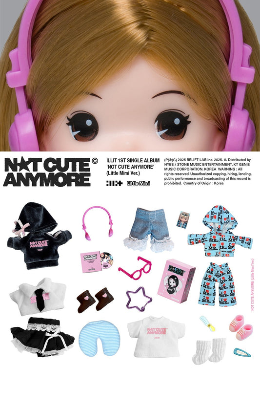(SPECIAL DEAL)(PRE-ORDER 2025-11-24) ILLIT - 1st Single Album [NOT CUTE ANYMORE] Little Mimi Version.
