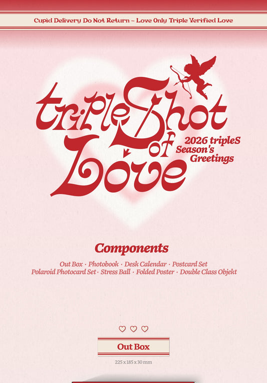 (PRE-ORDER 2026-01-30) tripleS - 2026 Season's Greetings [tripleShot of Love](💝 K-Towns 2026 Season's Greetings Event!)
