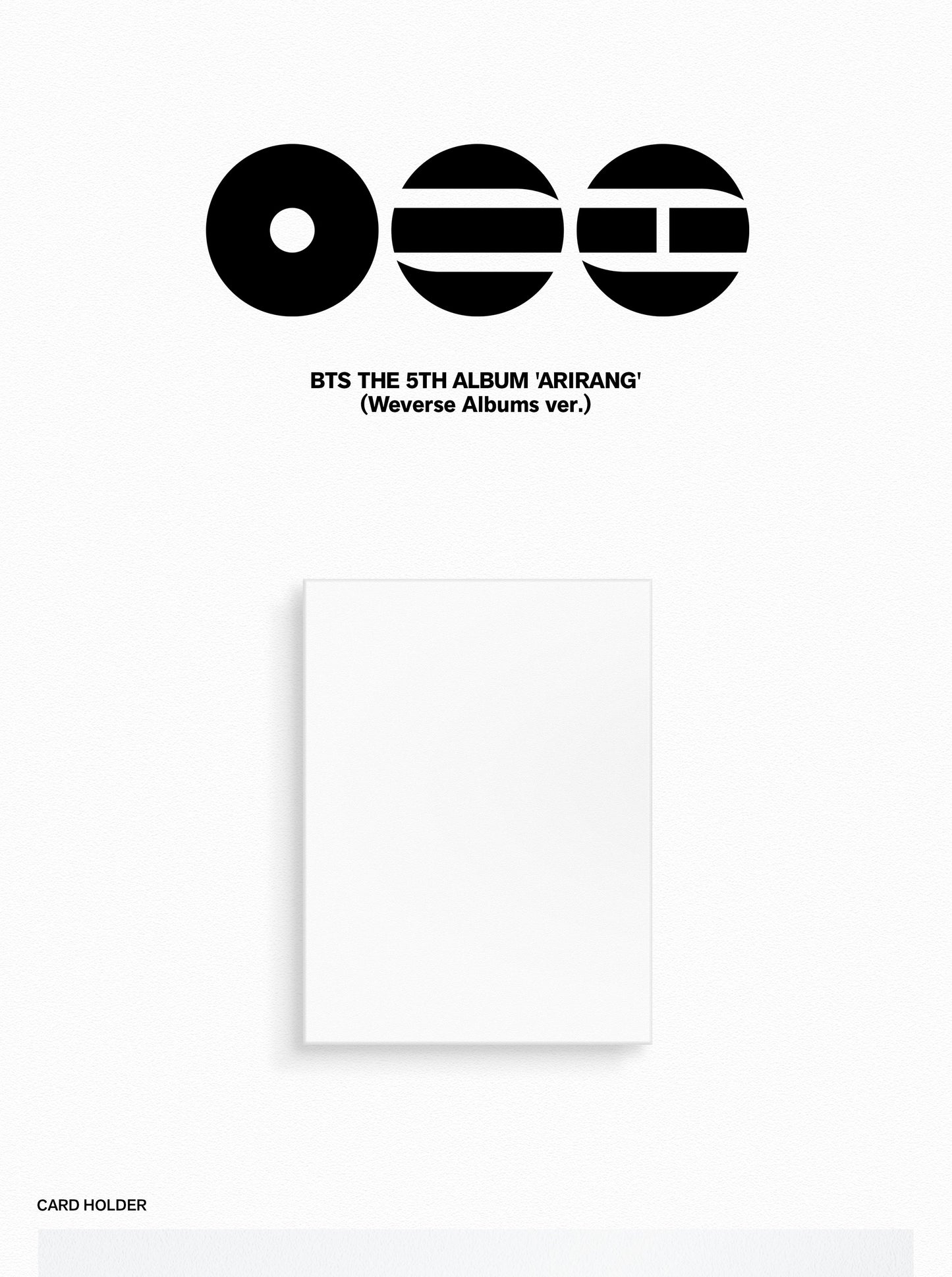 (PRE-ORDER 2026-03-20) BTS - 5th Album [ARIRANG 아리랑] Weverse Albums Version (POB Included)