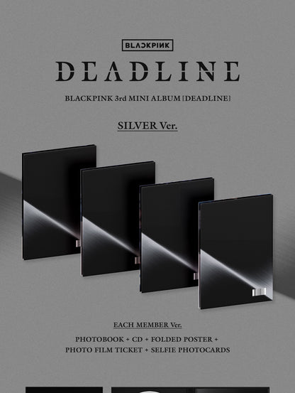 (PRE-ORDER 2026-03-13) BLACKPINK - 3rd Mini Album [DEADLINE] SILVER Version (Digipack Version)(4 Versions)(POB Included)