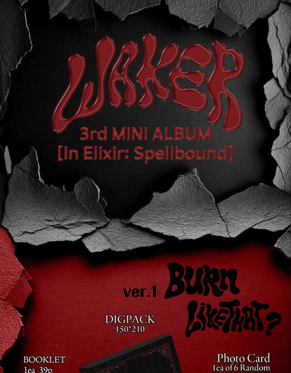 Waker - 3rd Mini Album [In Elixir: Spellbound] (3 Versions).