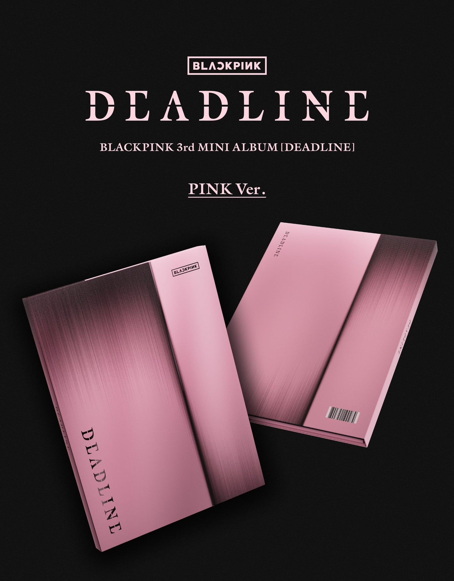 (PRE-ORDER 2026-03-13) BLACKPINK - 3rd Mini Album [DEADLINE] Standard Version (2 Versions) Set (POB 2ea Included).