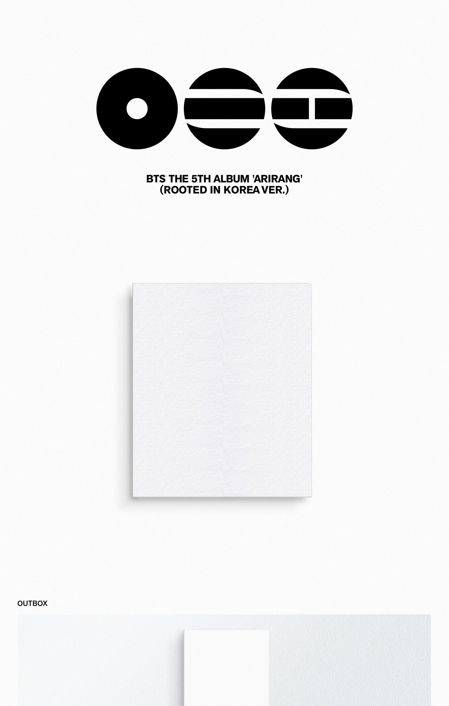 (PRE-ORDER 2026-03-20) BTS - 5th Album [ARIRANG 아리랑] (2 Versions) Set (POB Included)
