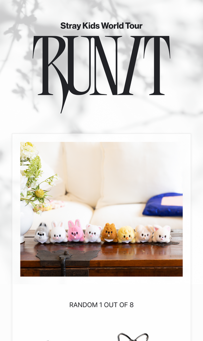 (PRE-ORDER 2026-11-16) Stray Kids - [Stray Kids World Tour <RUN IT SEOUL> Merch] SKZOO SECRET WIND-UP PLUSH - RUN IT (POB Included Based on Order Amount)