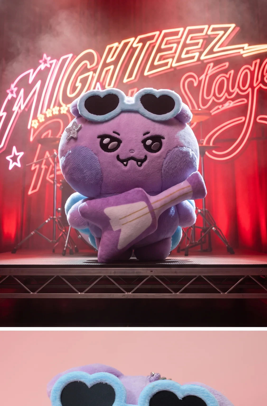 MIGHTEEZ(ATEEZ) - [MIGHTEEZ Rock The Stage] PLUSH KEYRING - ROCKSTAR (8 Versions)(LINE FRIENDS SQUARE MERCH)