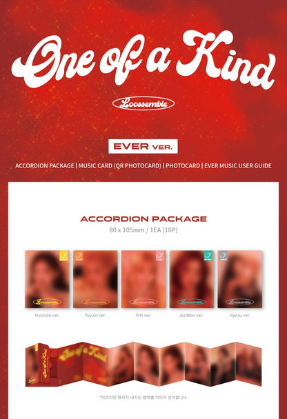Loossemble - 2nd Mini Album One of a Kind Ever Music Album Version (5 Versions) Random 1ea.