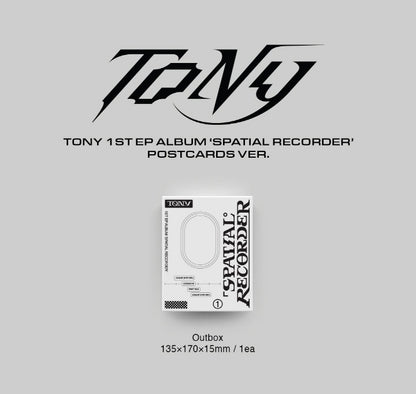 Tony (Tony Yu Produce 101) 1st EP Album Spatial Recorder (2 Version)