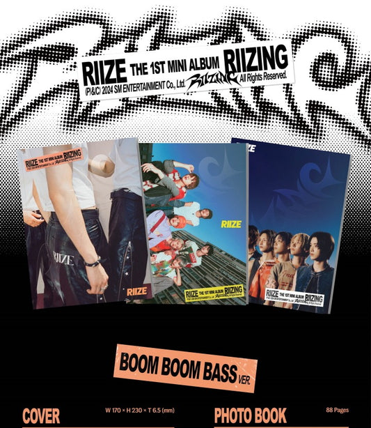 RIIZE - 1st Mini Album [RIIZING] Photo Book Version (3 Versions).