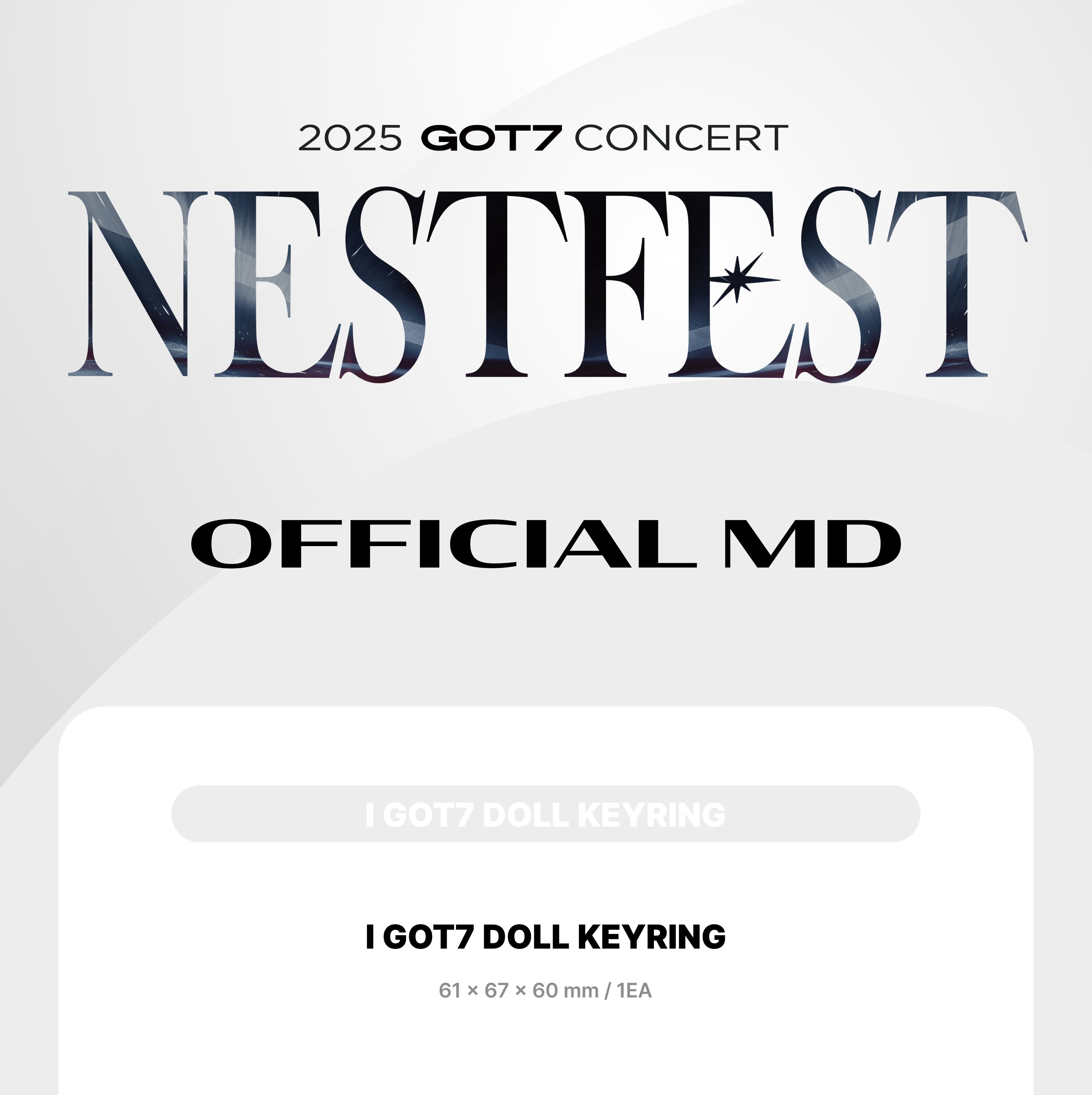 GOT7 NESTTEST アガセキーリング GOT7 NESTFEST アガセ キーリング - メルカリ