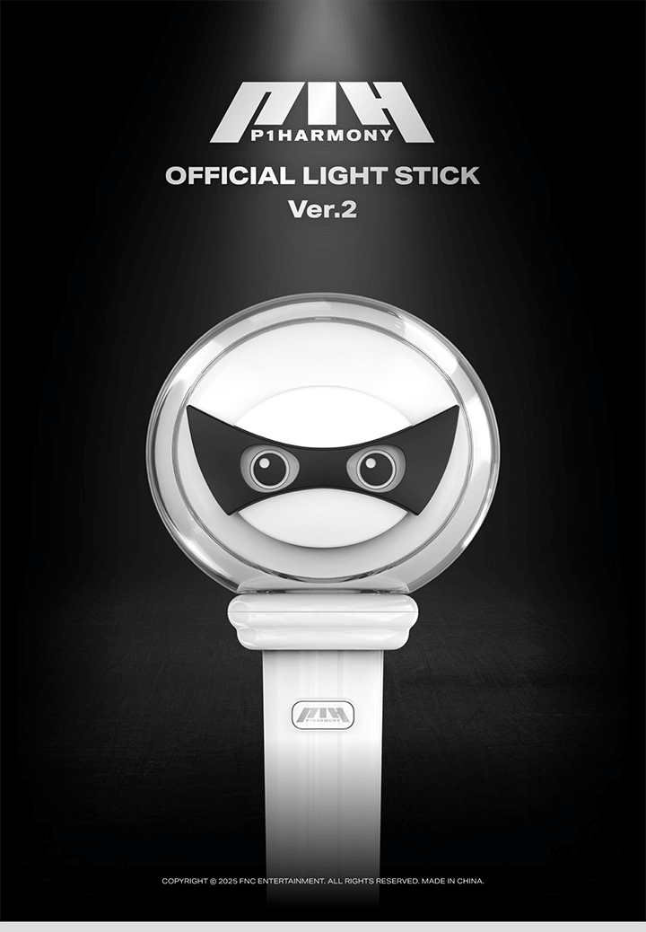 (PRE-ORDER 2025-05-16) P1Harmony - OFFICIAL LIGHT STICK Ver.2 (with K-Towns Light Stick Event)_