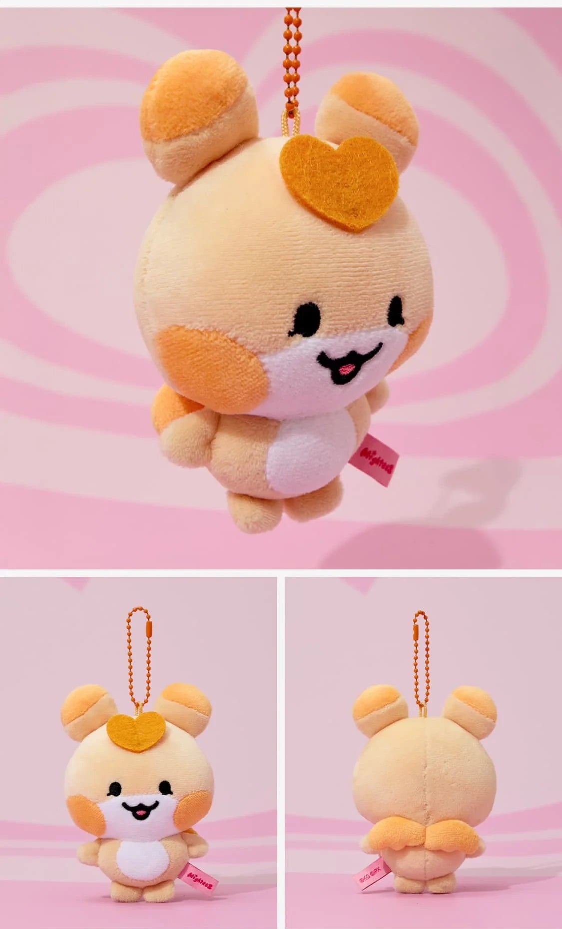 (PRE-ORDER 2025-11-07) ATEEZ - [MIGHTEEZ MINI PLUSH KEYRING](8 Versions)(LINE FRIENDS SQUARE MERCH)