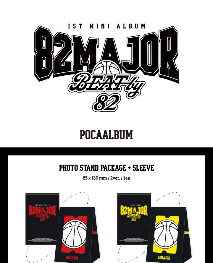 82Major 1st Mini Album Beat by 82  POCAALBUM (2 Versions).