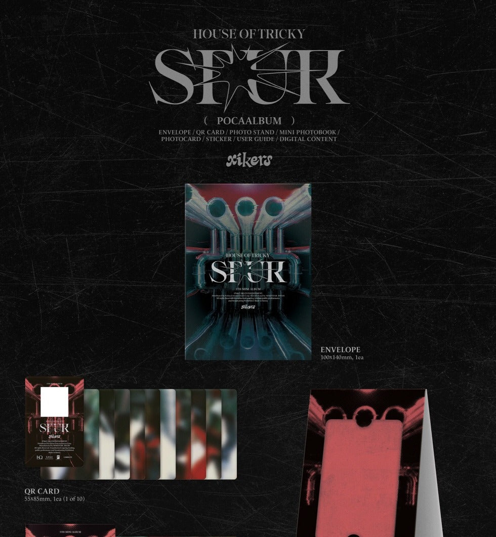 Xikers - 5th Mini Album [House of Tricky : SPUR] POCAALBUM Version.