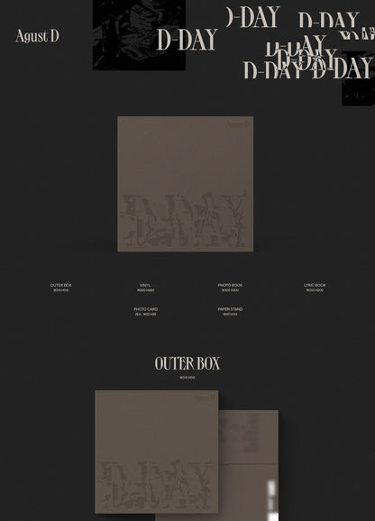 Agust D (BTS) - [D-DAY] LP Vinyl Version