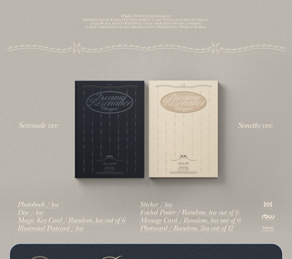Oh My Girl 10th Mini Album Dreamy Resonance (2 Versions).