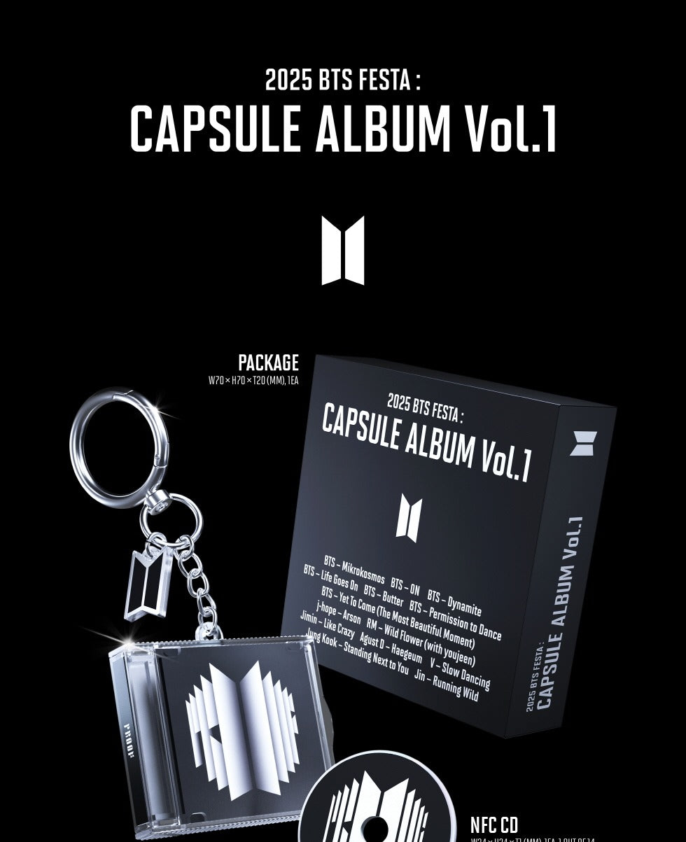 BTS - [2025 BTS FESTA : CAPSULE ALBUM Vol.1] (14 Versions) Random 1ea