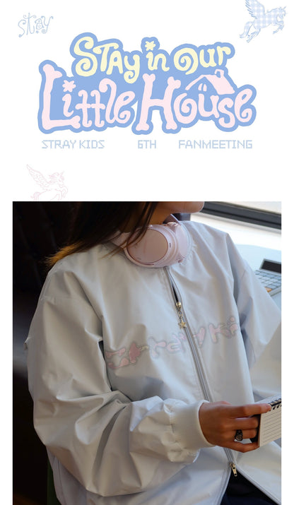 (PRE-ORDER 2026-07-30) Stray Kids - 6th Fanmeeting [STAY in Our Little House] BOMBER JACKET (POB Included Based on Order Amount).