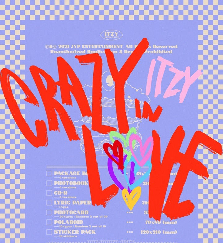ITZY 1st album CRAZY IN LOVE, RANDOM