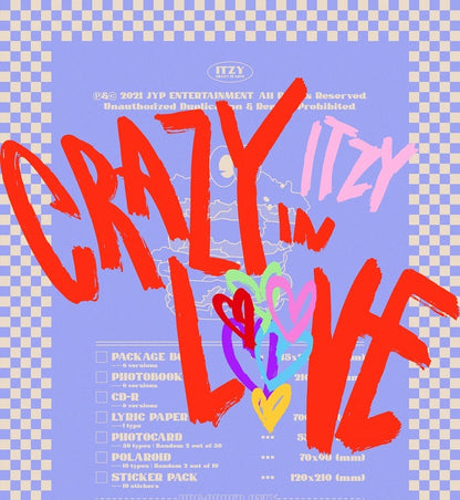 ITZY 1st album CRAZY IN LOVE, RANDOM