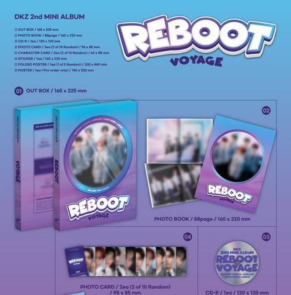 DKZ 2nd Mini Album Reboot (2 Versions).
