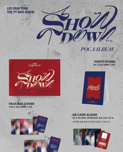 Lee Chae Yeon 3rd Mini Album Showdown Pocaalbum Version.