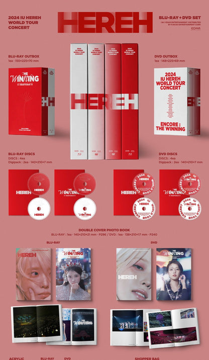 (PRE-ORDER 2025-07-24) IU - 2024 IU [HEREH] World Tour Concert (3 Versions).