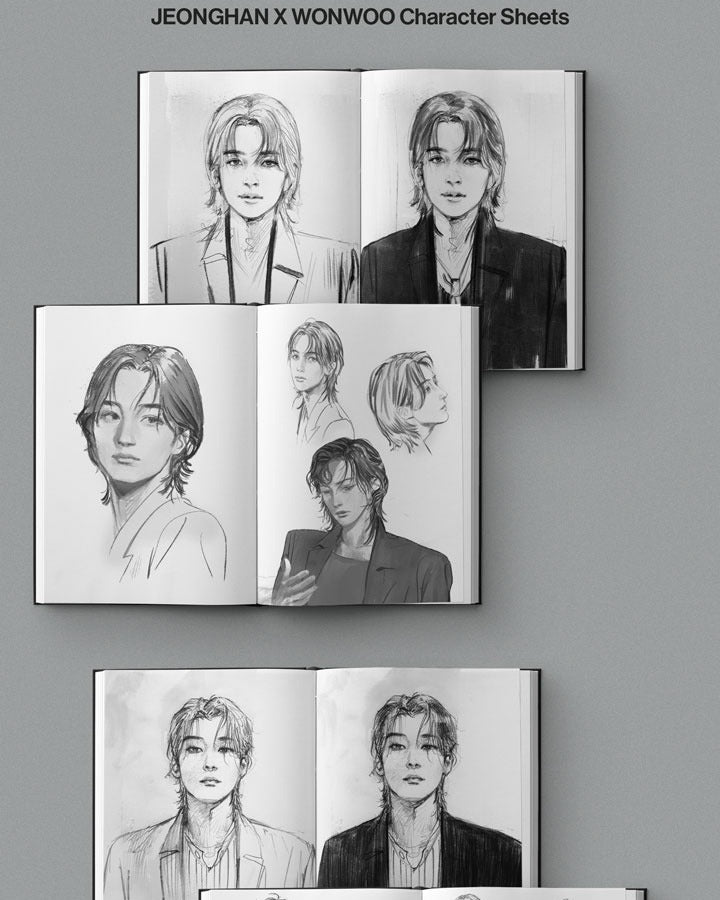 JEONGHAN X WONWOO (Seventeen) 1st Single Album This Man 'THIS MAN Story Book'