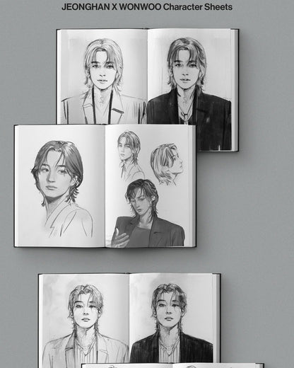 JEONGHAN X WONWOO (Seventeen) 1st Single Album This Man 'THIS MAN Story Book'