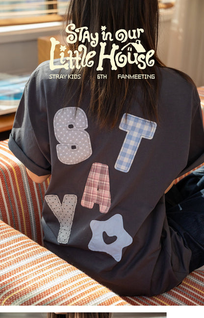 (PRE-ORDER 2026-07-30) Stray Kids - 6th Fanmeeting [STAY in Our Little House] T-SHIRT (POB Included Based on Order Amount).