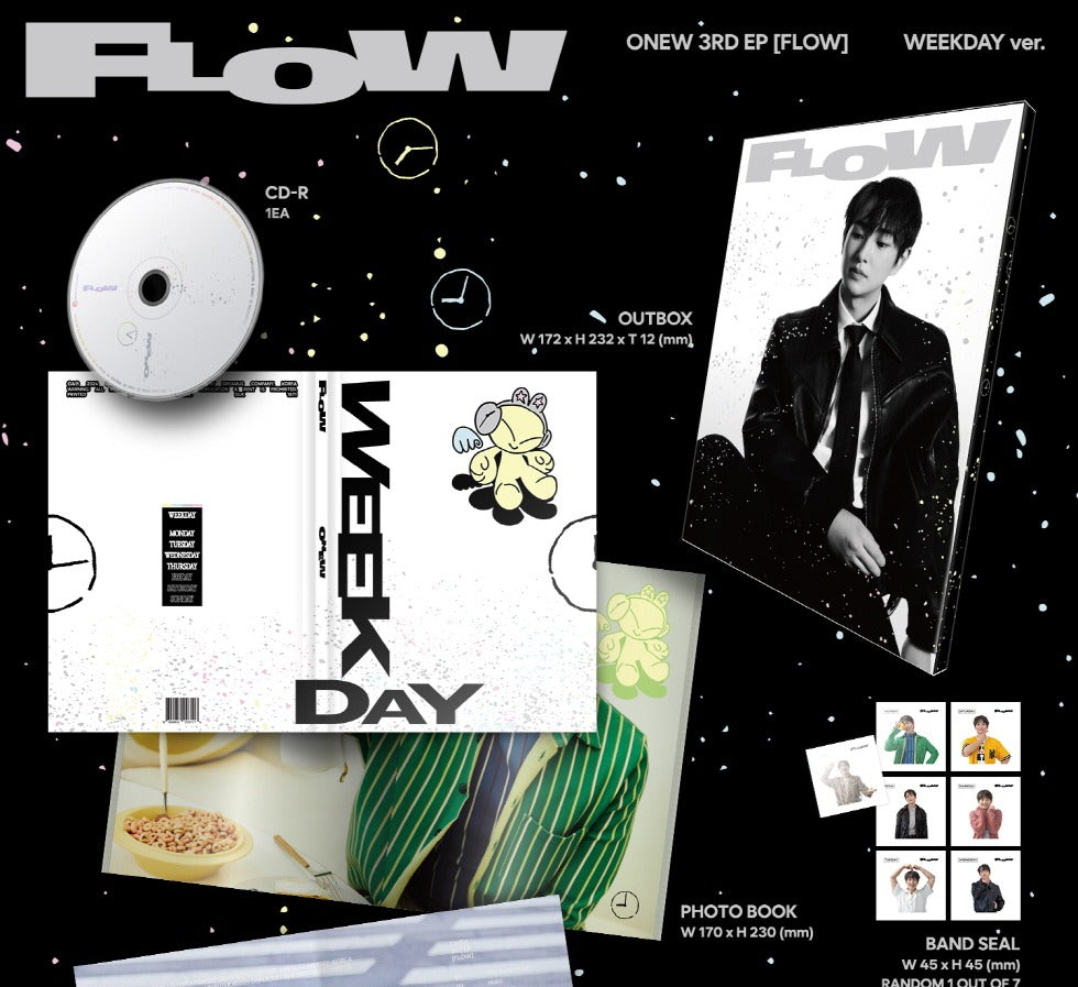 Onew (SHINee) 3rd Mini Album Flow (2 Versions).