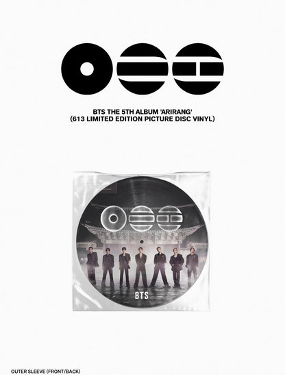 (PRE-ORDER 2026-06-12) BTS - 5th Album [ARIRANG 아리랑] 613 Limited Edition Picture Disc LP Vinyl Version