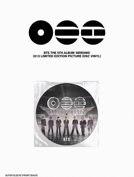 (PRE-ORDER 2026-06-12) BTS - 5th Album [ARIRANG 아리랑] 613 Limited Edition Picture Disc LP Vinyl Version